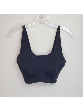 Puma black convertible strap sports bra
